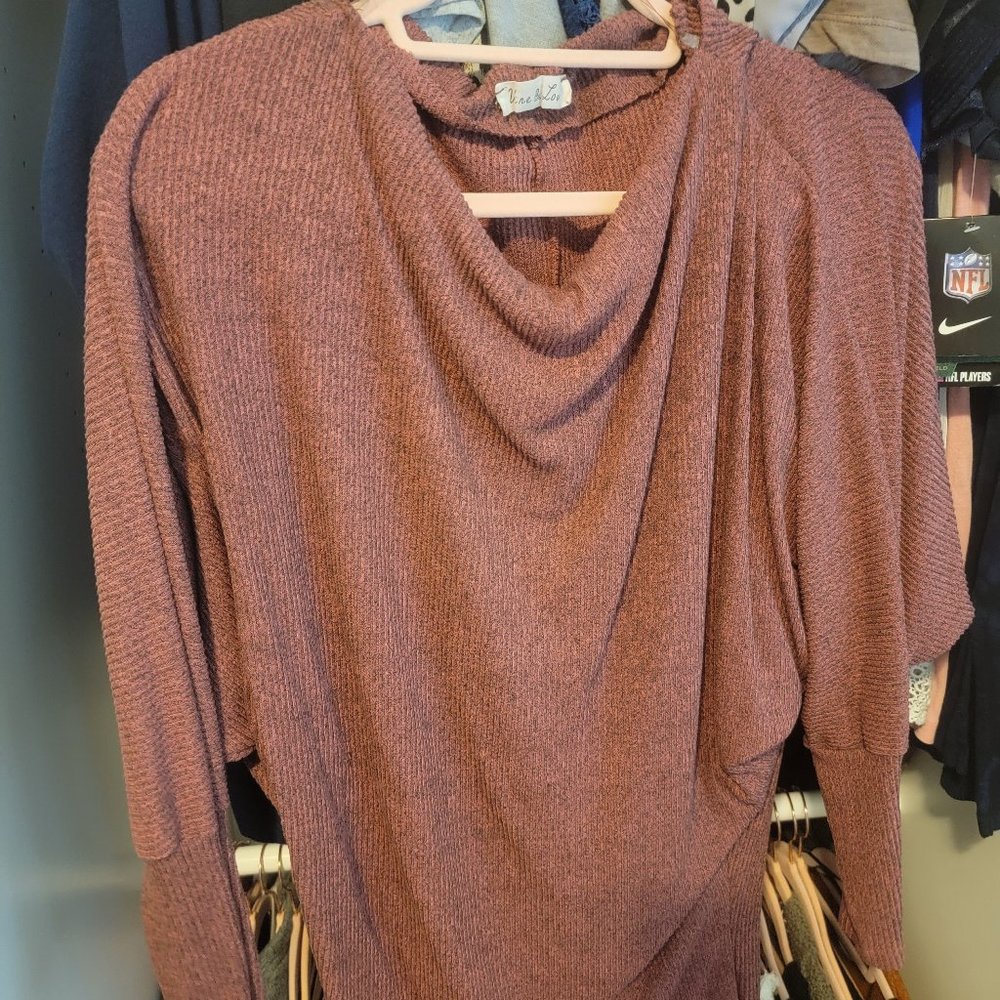 Dusty Rose Dolman Sweater